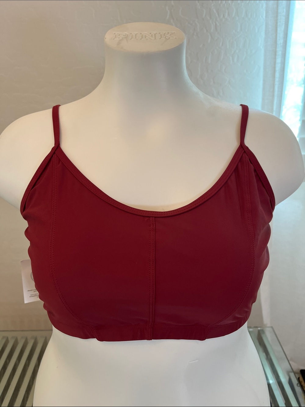 Mott50 Burgundy Seamless Sports Bralette
